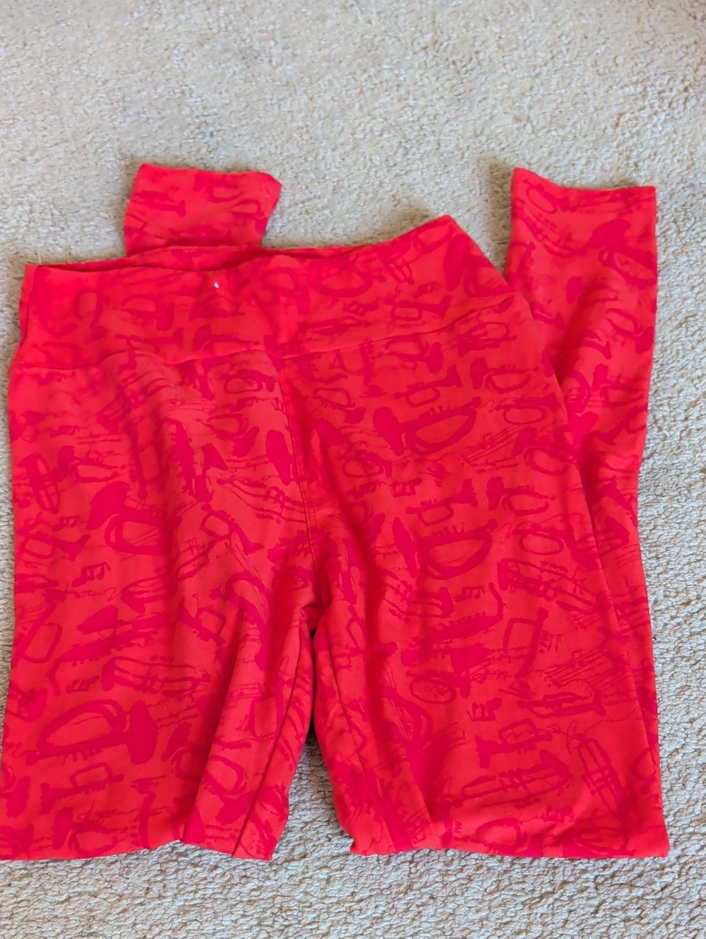 Lularoe Instrument Print Keggings